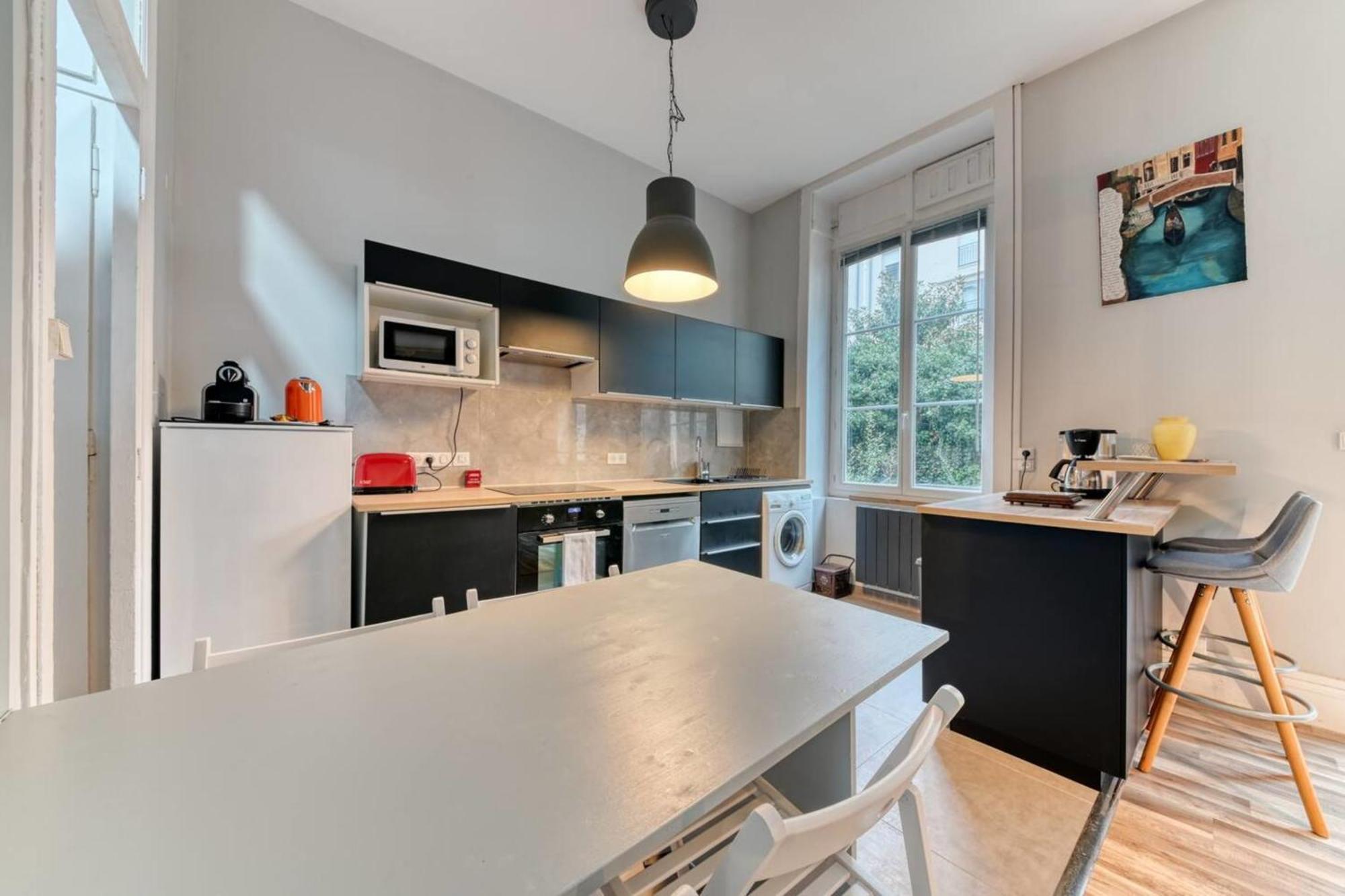 Le Garden City - Bel Appartement Avec Jardin Prive Villeurbanne Exterior foto
