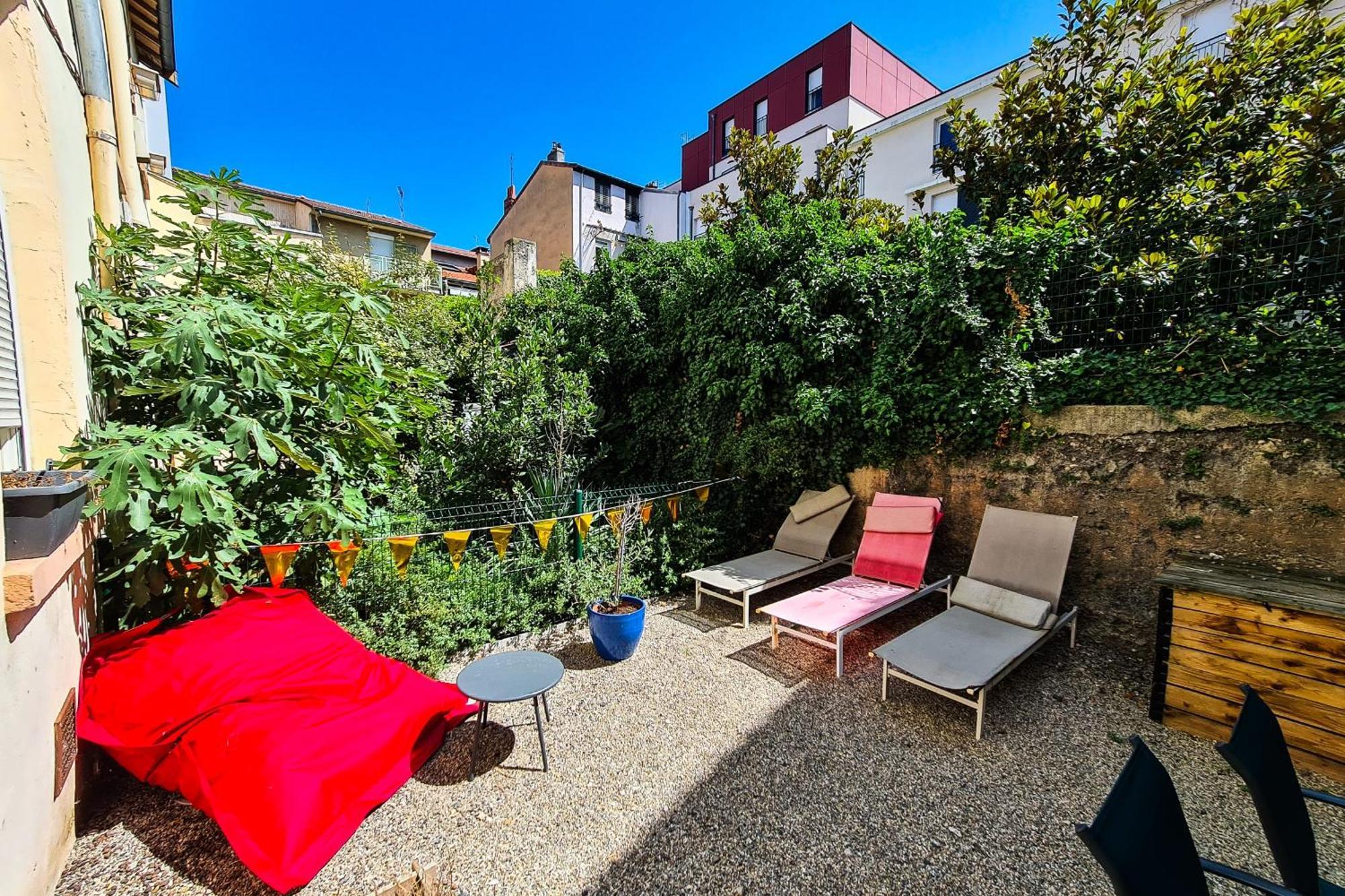 Le Garden City - Bel Appartement Avec Jardin Prive Villeurbanne Exterior foto